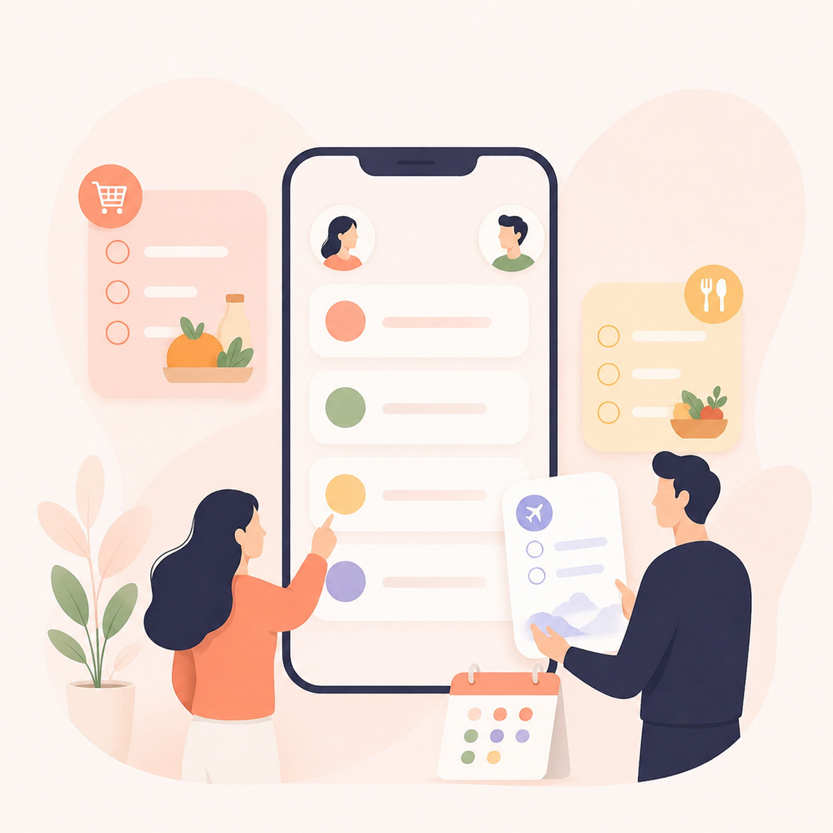 Share tasks